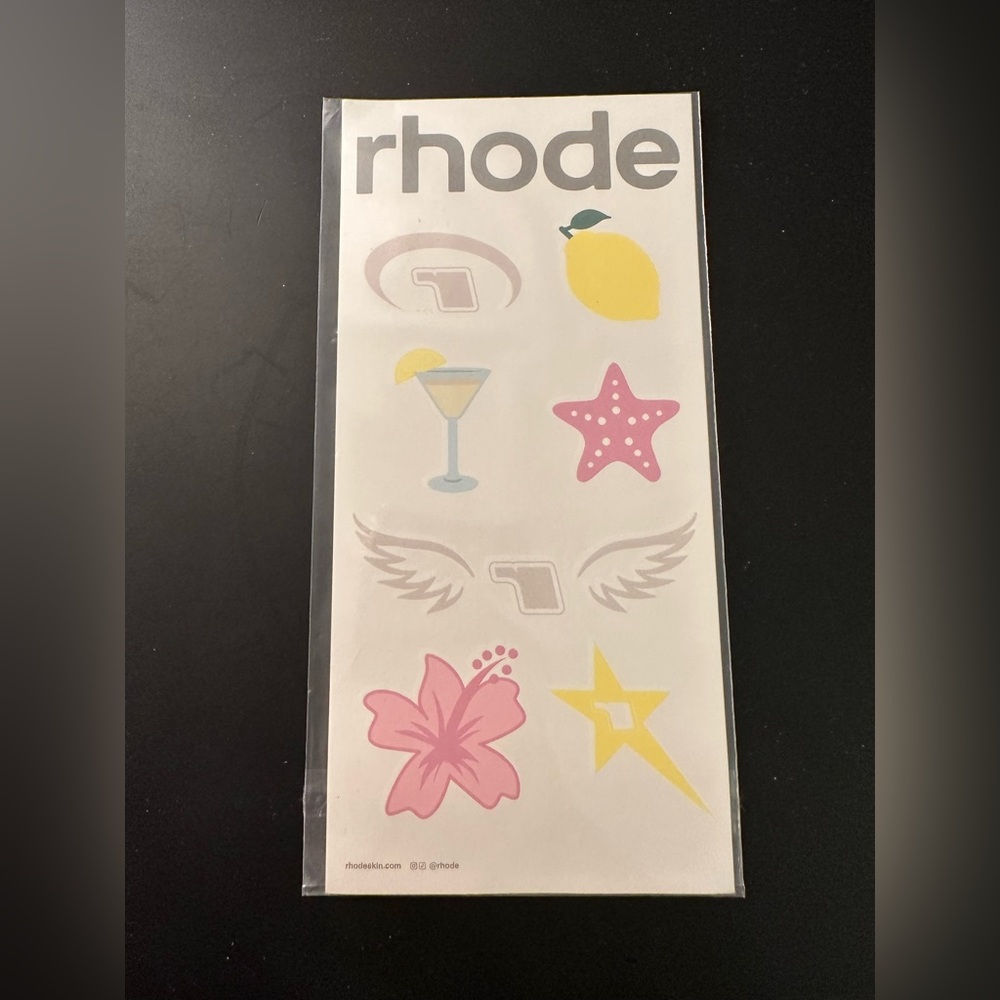 Limited Edition RHODE Temporary Tattoos - BNIB